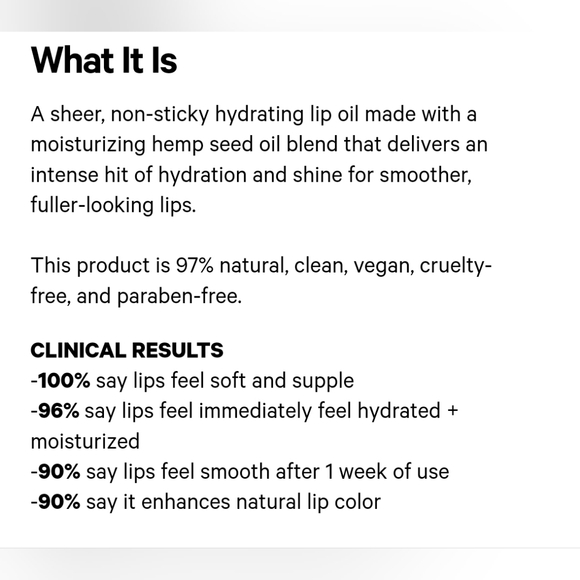 Milk Makeup Kush Sheer Hydrating Lip Oil | Chocolate Cake | Brand New in Box - Picture 3 of 12